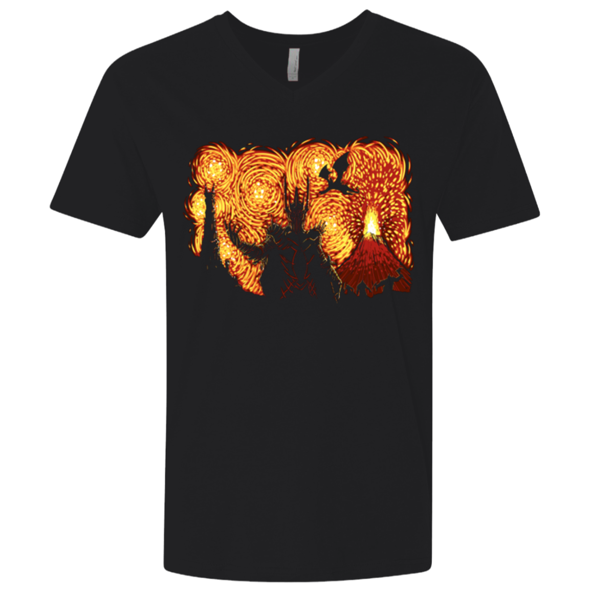 Starry Middle Earth Men's Premium V-Neck