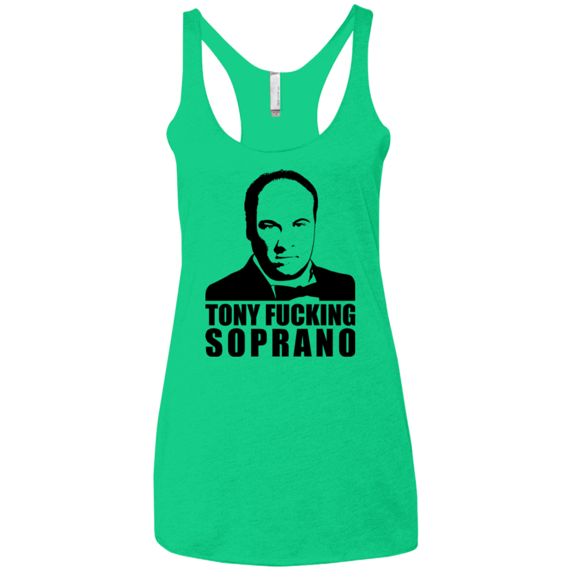 Tony Fucking Soprano Women's Triblend Racerback Tank