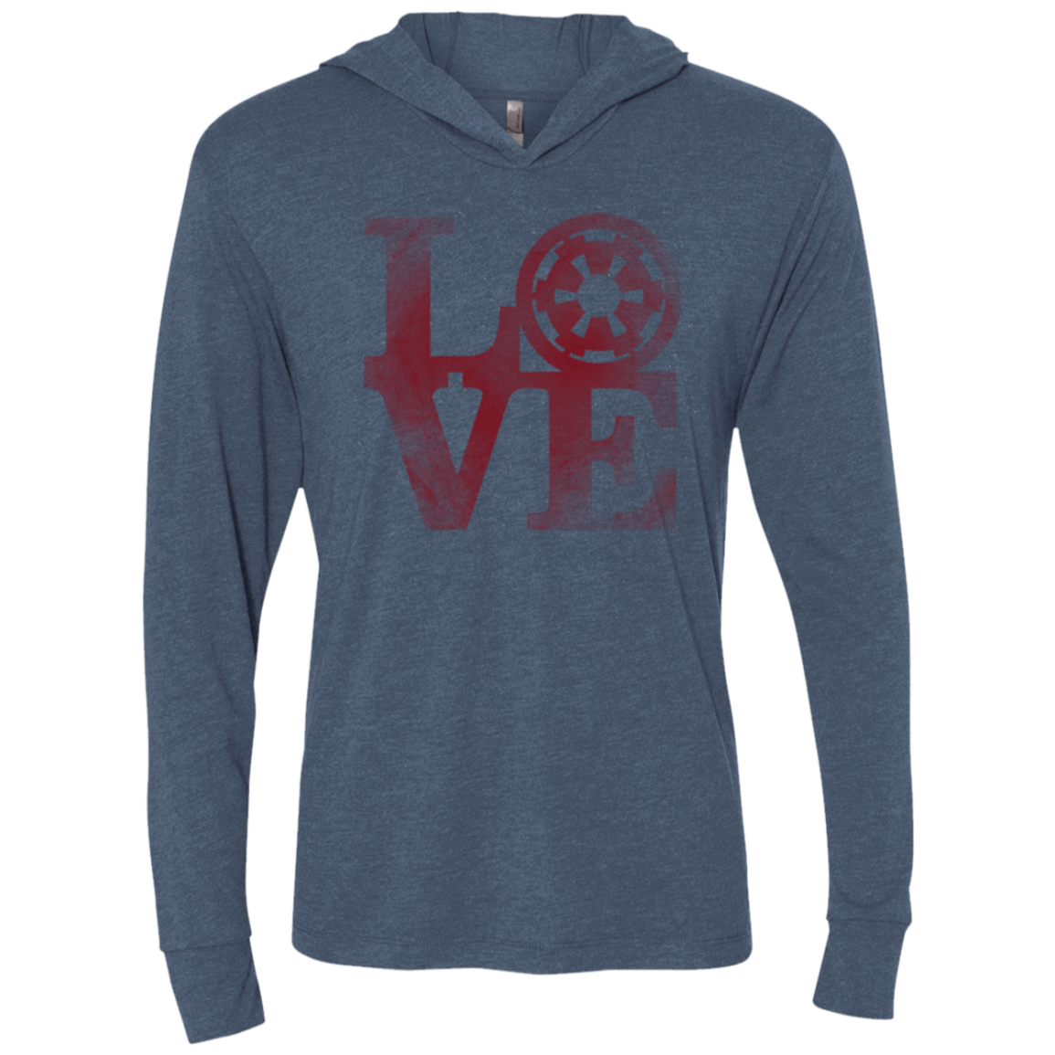 LOVE Empire Triblend Long Sleeve Hoodie Tee