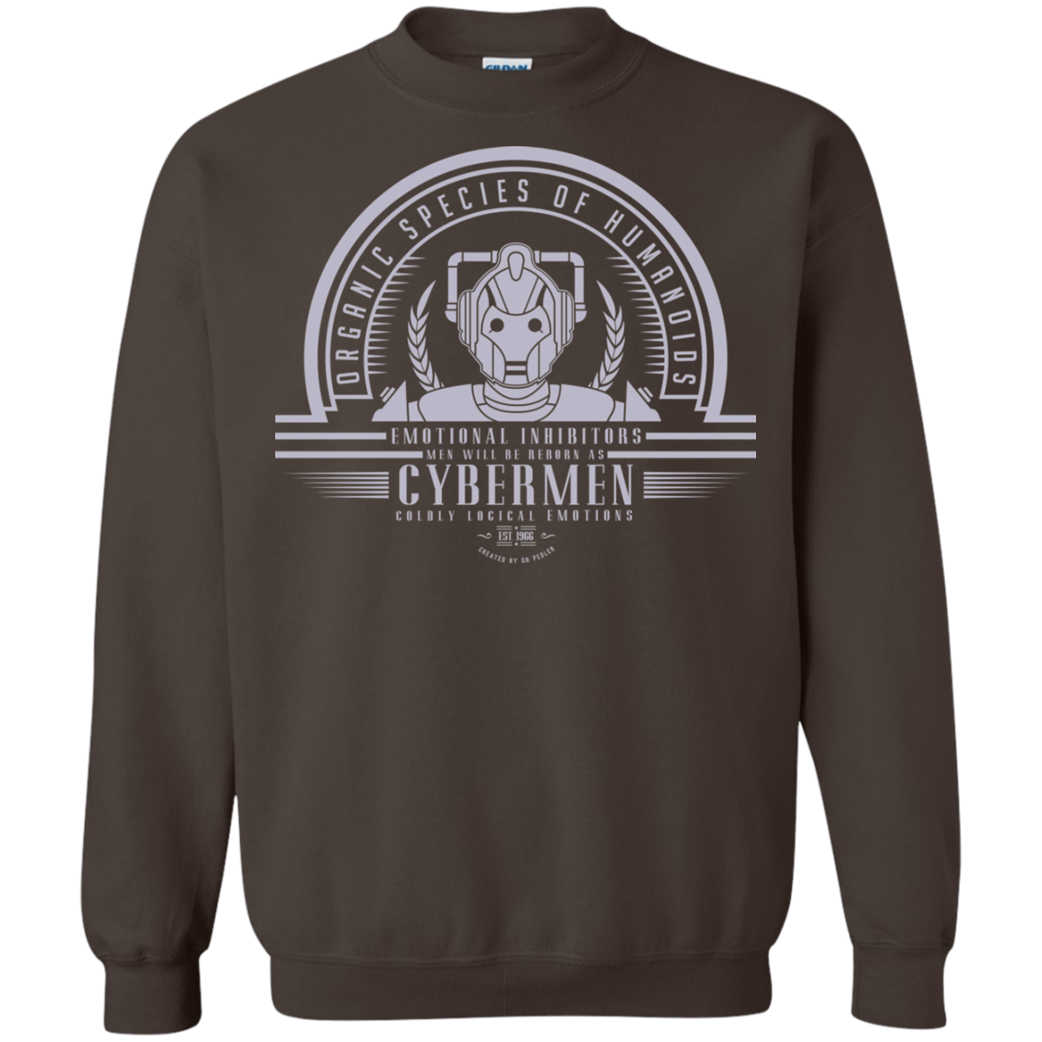 Who Villains Cybermen Crewneck Sweatshirt