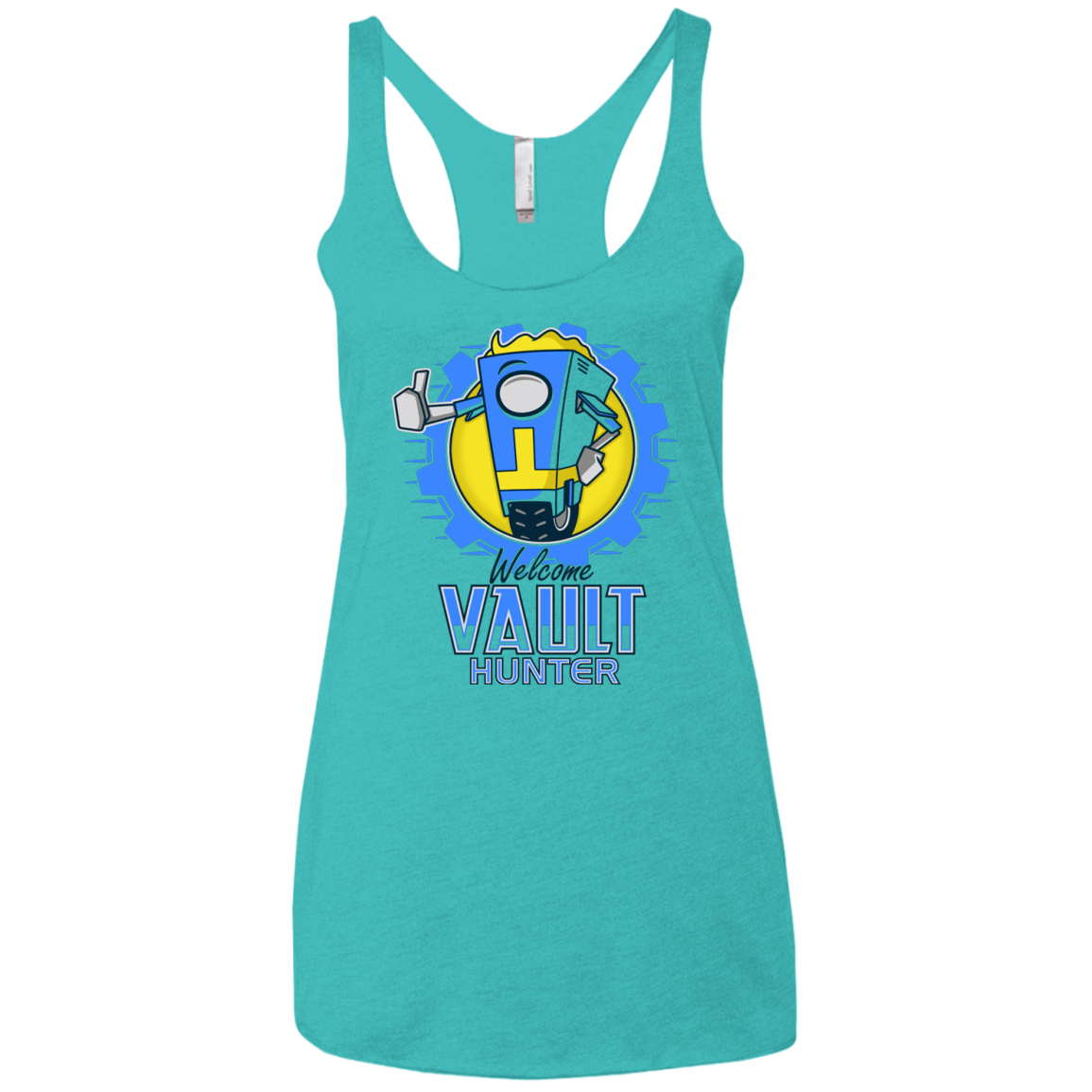Welcome Vault Hunter Women's Triblend Racerback Tank