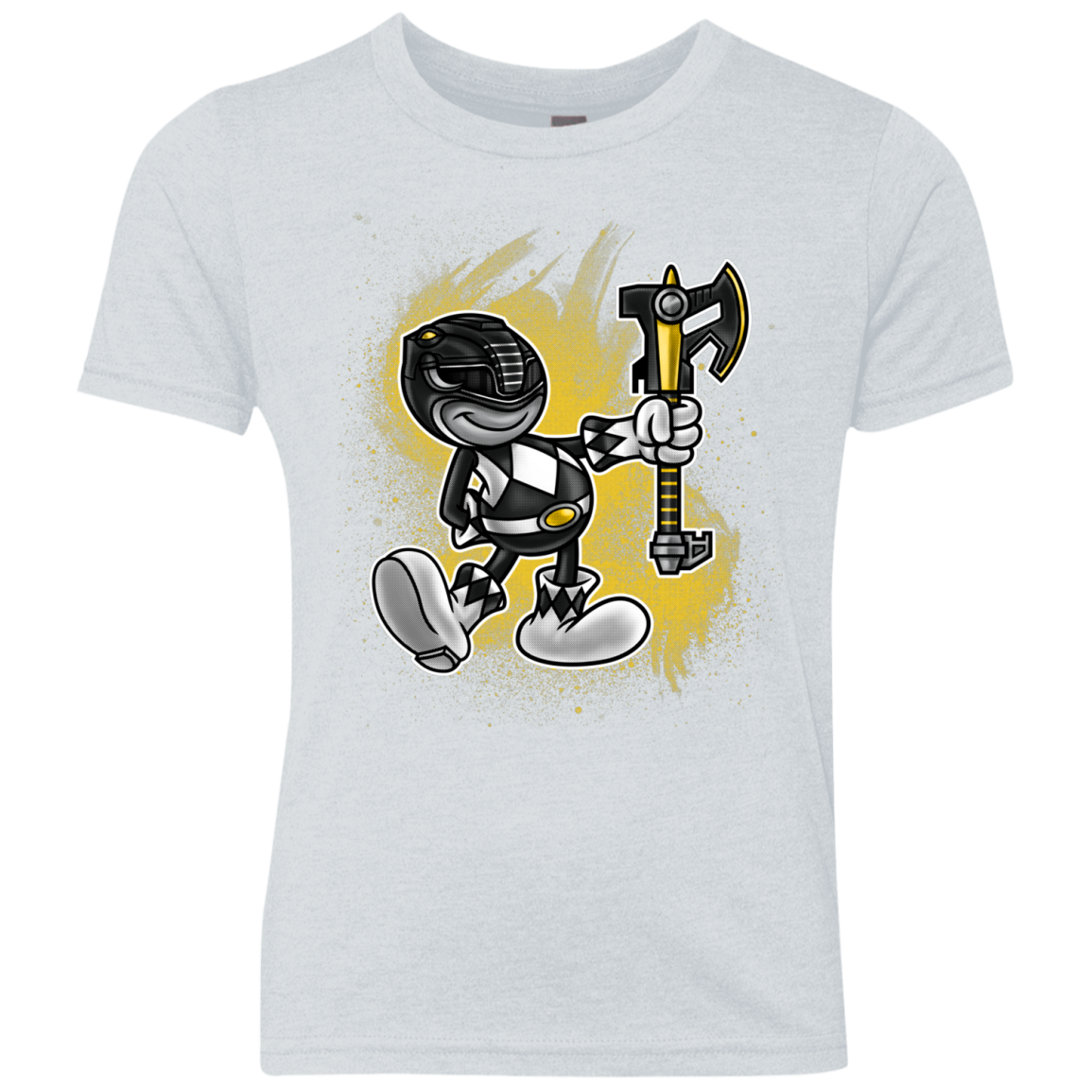 Black Ranger Artwork Youth Triblend T-Shirt