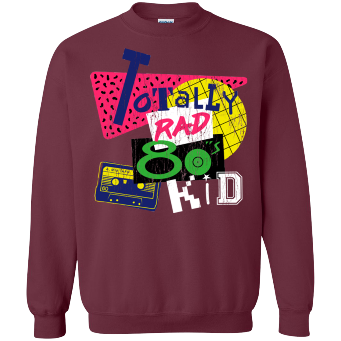 Totally Rad Crewneck Sweatshirt