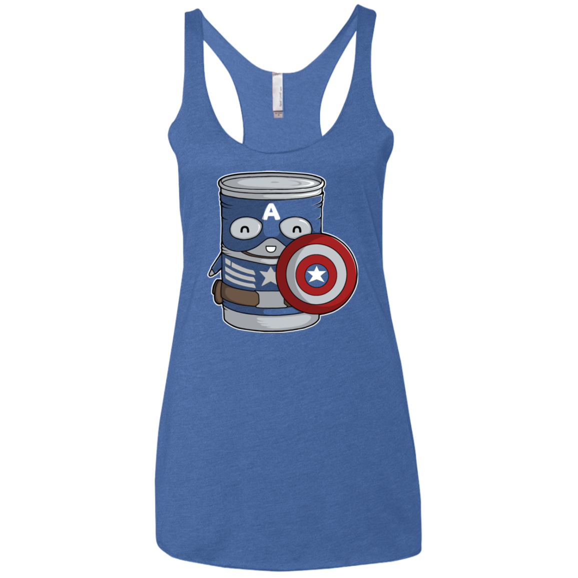 CapTin America Women's Triblend Racerback Tank