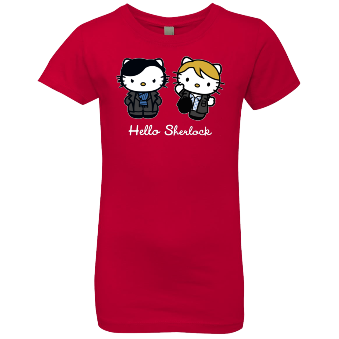 Hello Sherlock Girls Premium T-Shirt