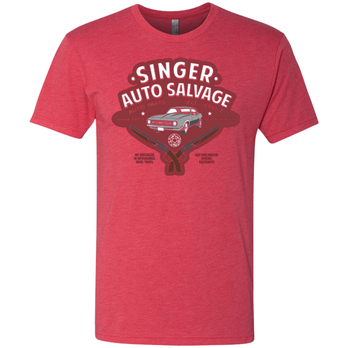 Singer Auto Salvage Men's Triblend T-Shirt