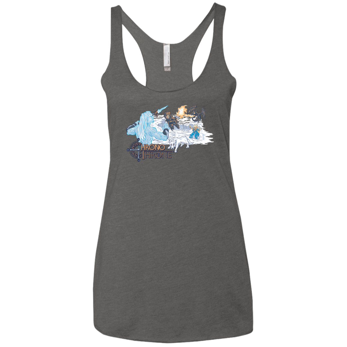 Chrono Throne Women's Triblend Racerback Tank
