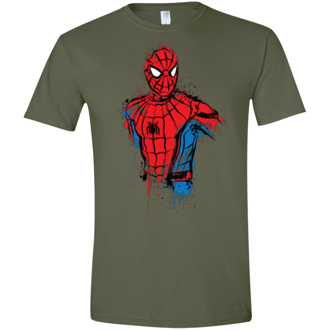 Spiderman- Friendly Neighborhood Men's Semi-Fitted Softstyle