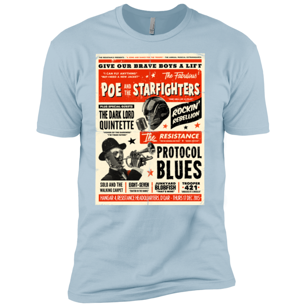 Poe and The Starfighters Boys Premium T-Shirt