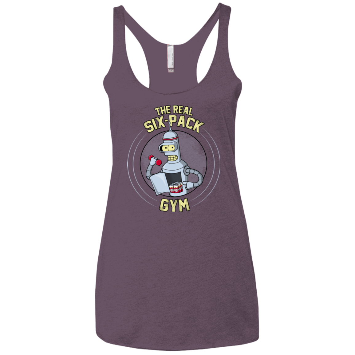 The Real Six Pack Women's Triblend Racerback Tank