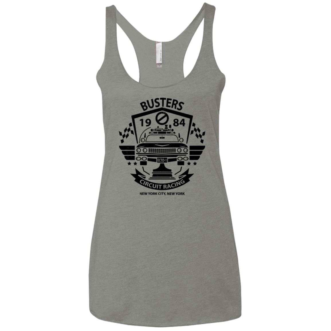 Busters Circuit Women's Triblend Racerback Tank