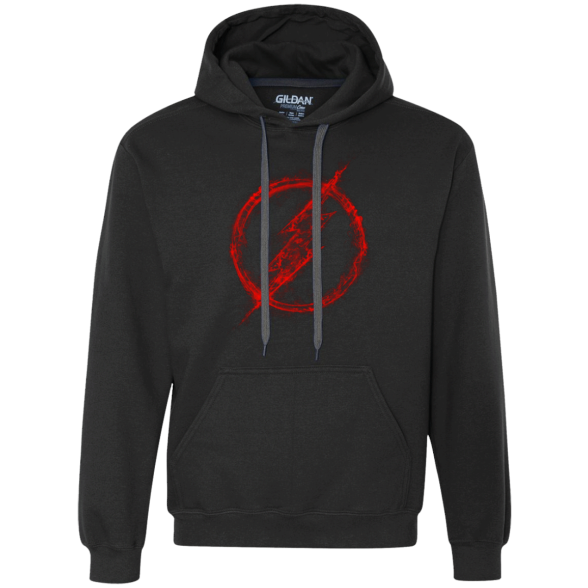 FLASH RED SMOKE Premium Fleece Hoodie