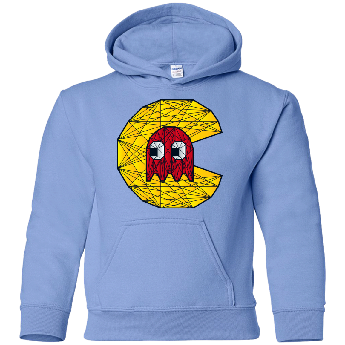 Poly Pac Man Youth Hoodie