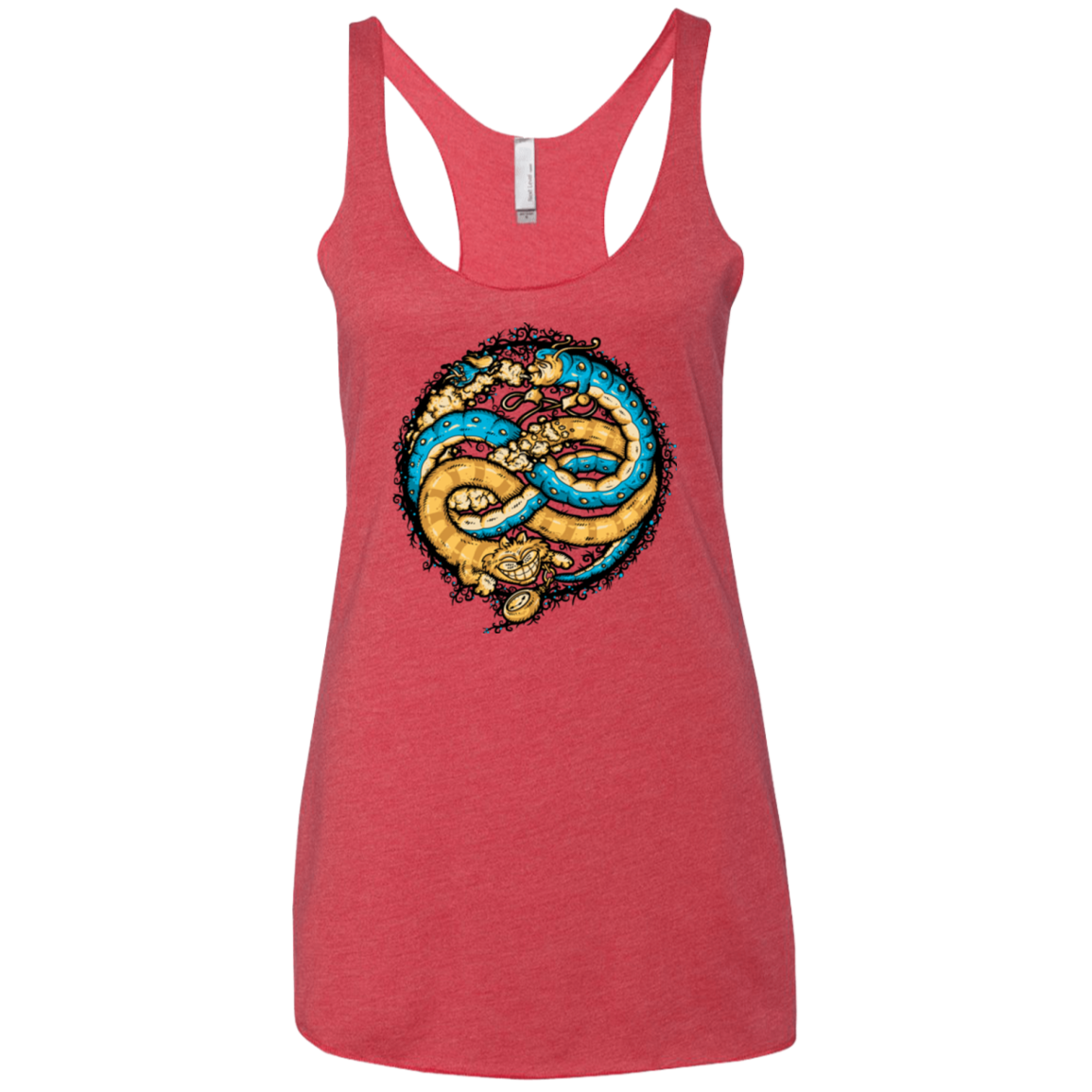 NEVERENDING WONDERLAND Women's Triblend Racerback Tank