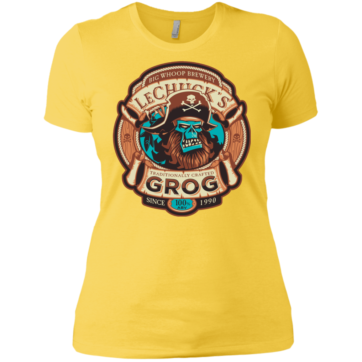 Ghost Pirate Grog Nmns Women's Premium T-Shirt