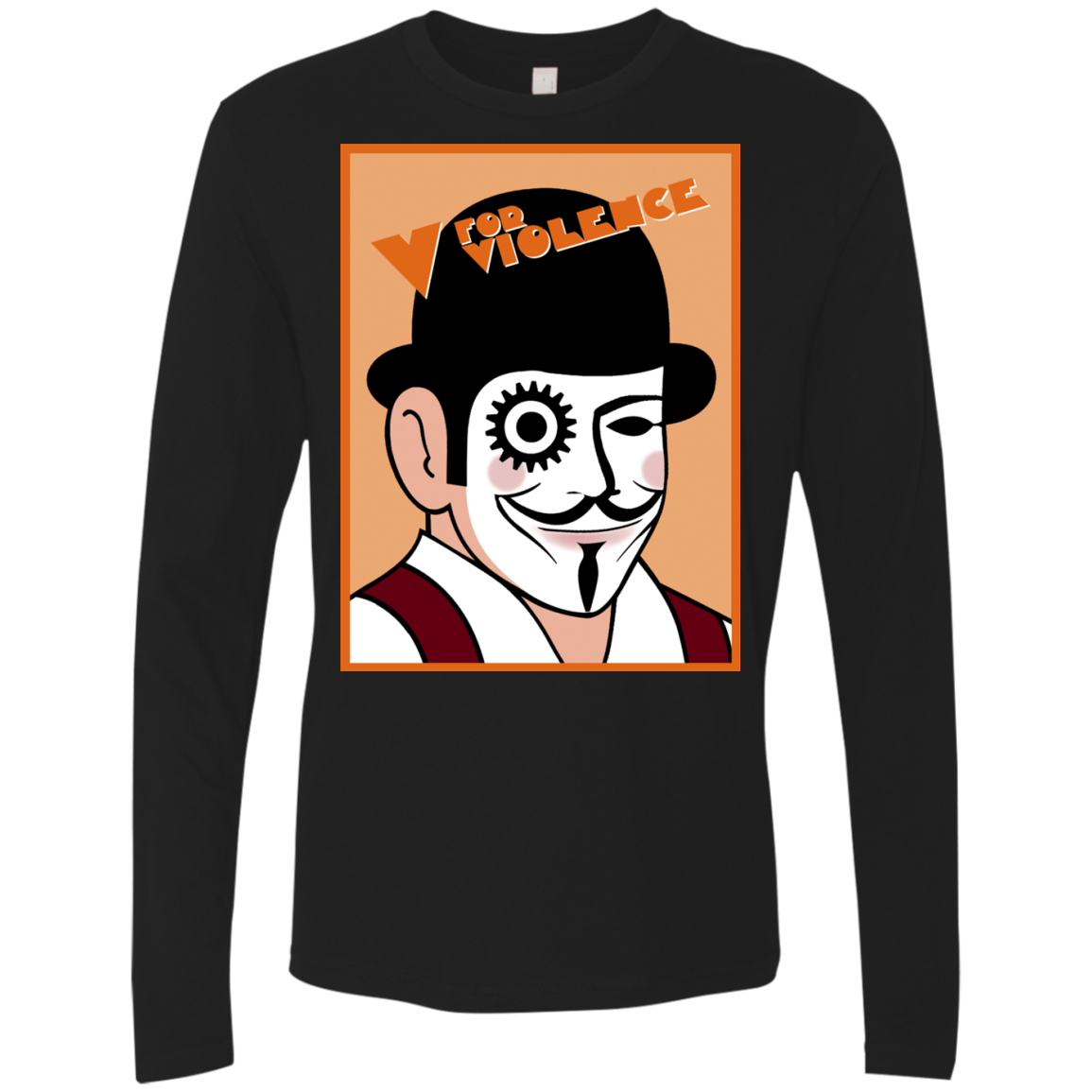 V for Violence Men's Premium Long Sleeve