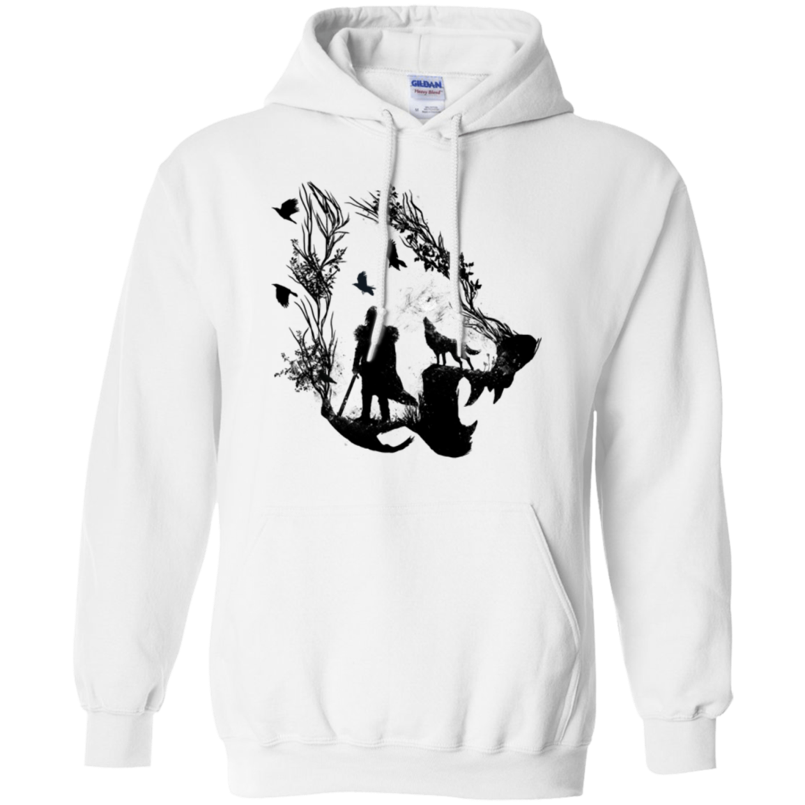 Lone wolf Pullover Hoodie