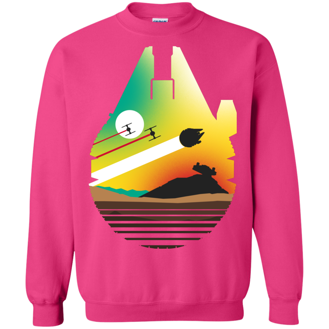 Escape from Desert Planet Crewneck Sweatshirt