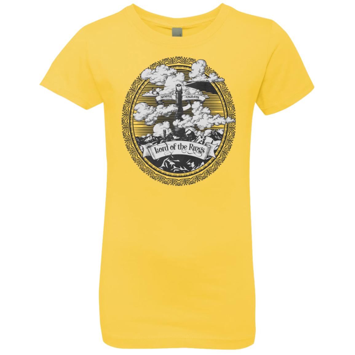 Vintage Mordor Tower Girls Premium T-Shirt