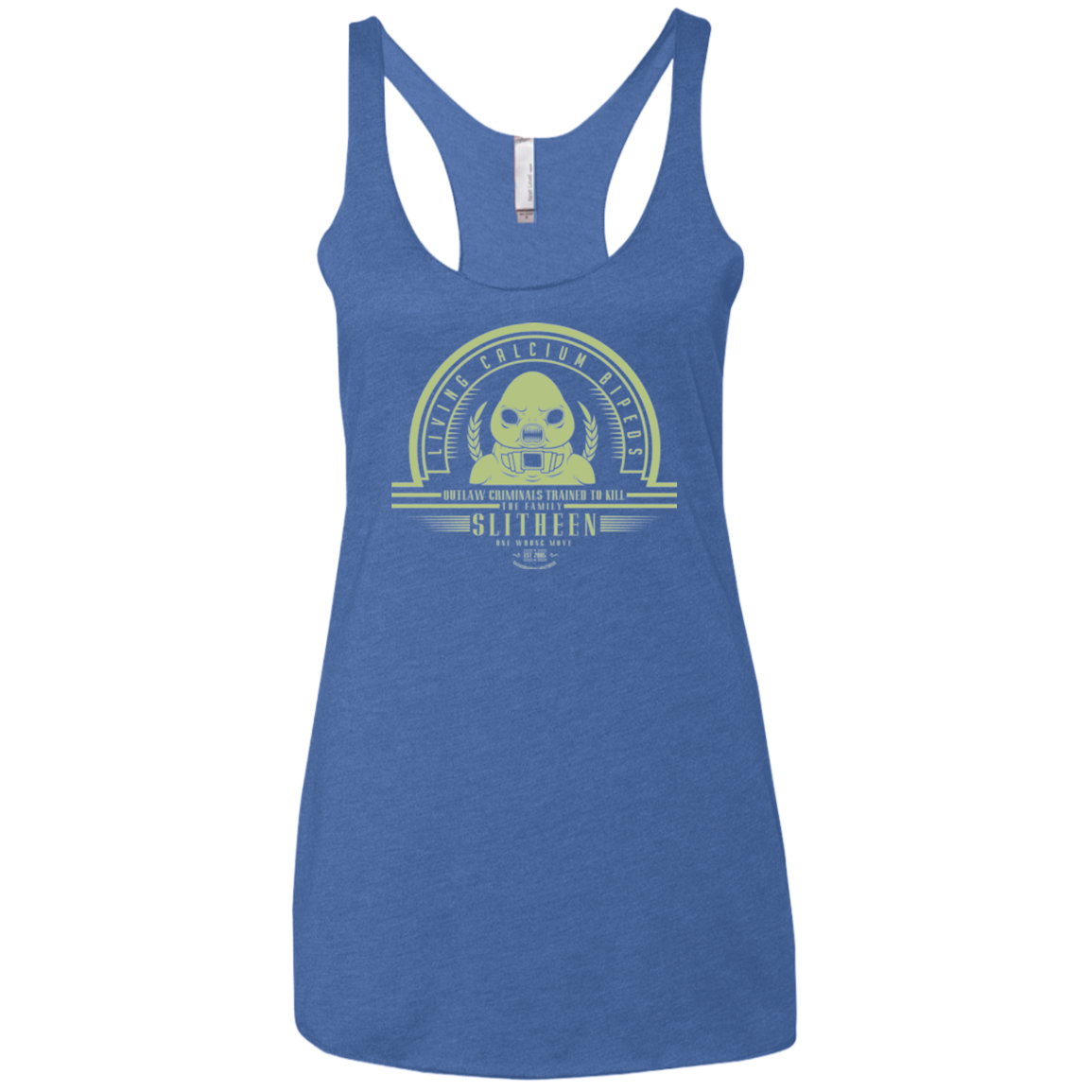 Who Villains 2 Women's Triblend Racerback Tank