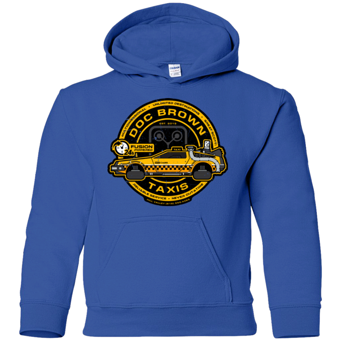 Doc Brown Taxis Youth Hoodie