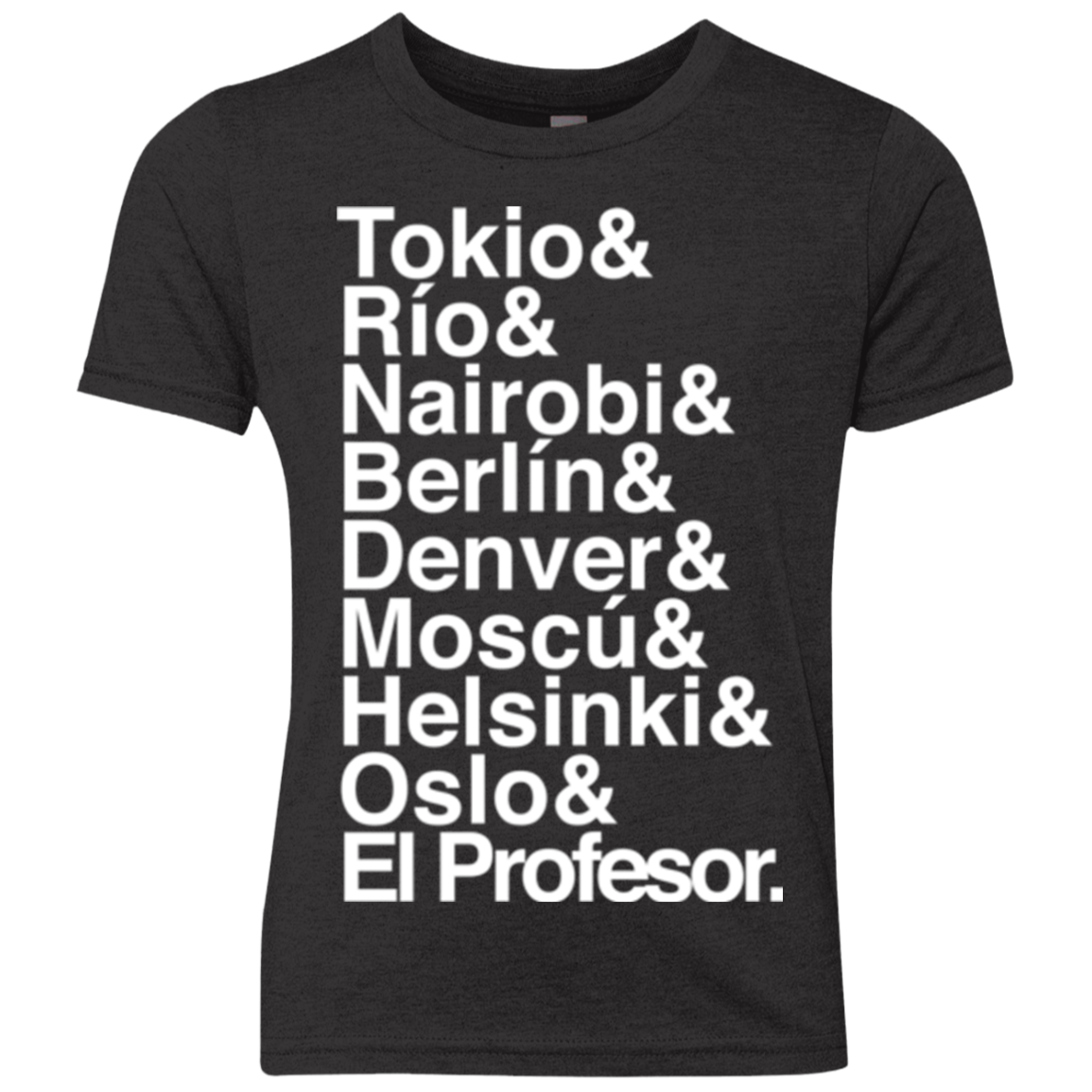 Money Heist Jetset Youth Triblend T-Shirt