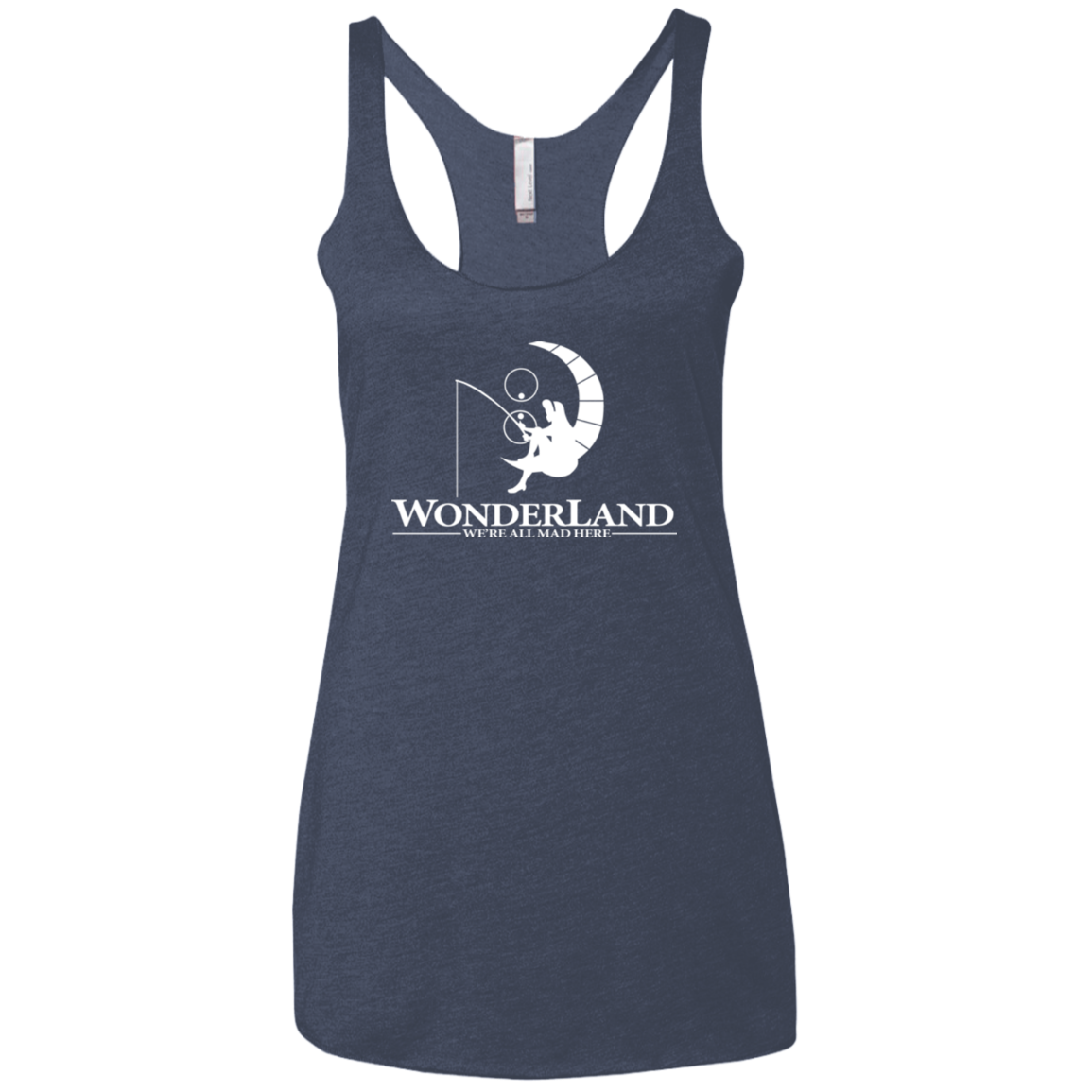 Wonderland Animation Women's Triblend Racerback Tank