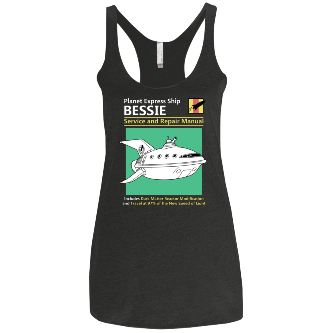 Bessie Service and Repair Manual Women's Triblend Racerback Tank