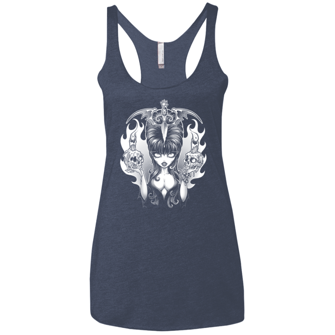 Dagger Of Darkness Women's Triblend Racerback Tank