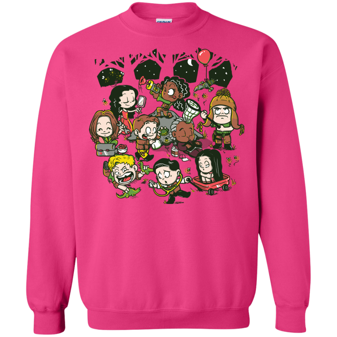 Let's Catch Fireflies Crewneck Sweatshirt