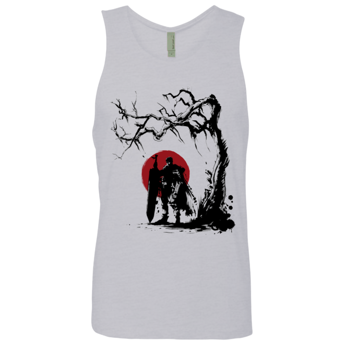 Black Swordsman under the sun Men's Premium Tank Top