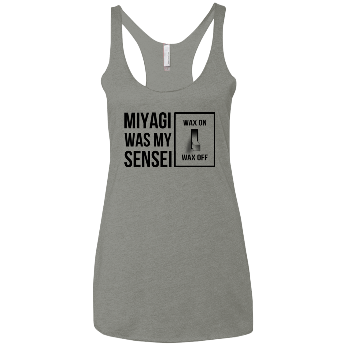 My Sensei Women's Triblend Racerback Tank