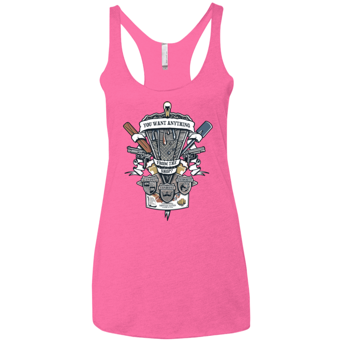 Three Cornetto's Crest Women's Triblend Racerback Tank