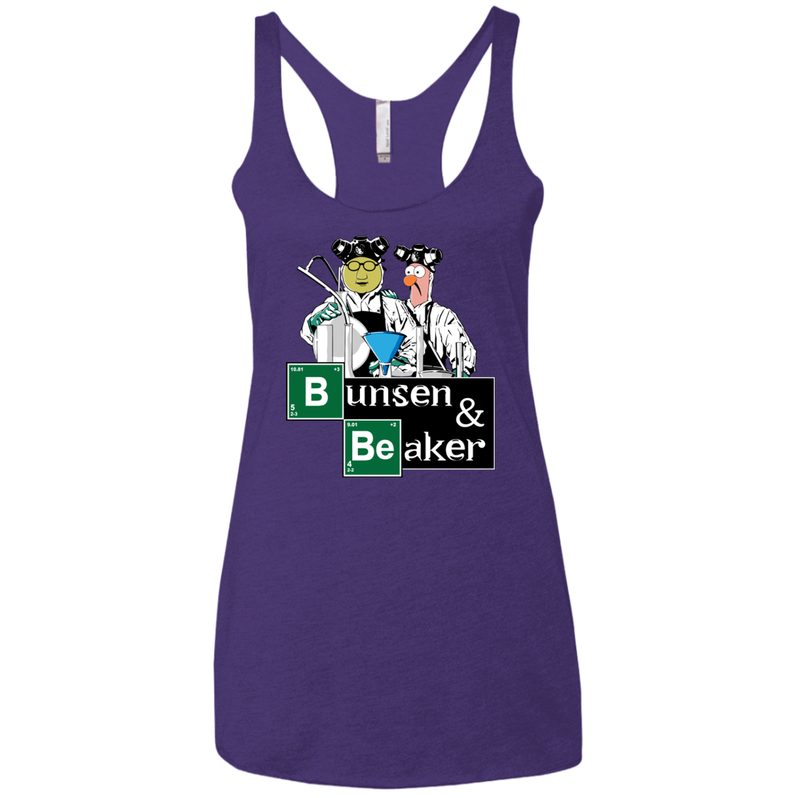 Bunsen & Beaker Women's Triblend Racerback Tank