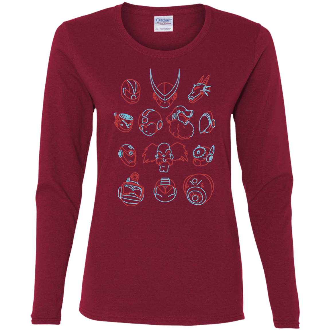 MEGA HEADS 2 Women's Long Sleeve T-Shirt