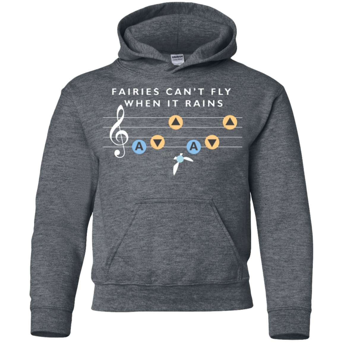 Fairies Can't Fly When It Rains Youth Hoodie