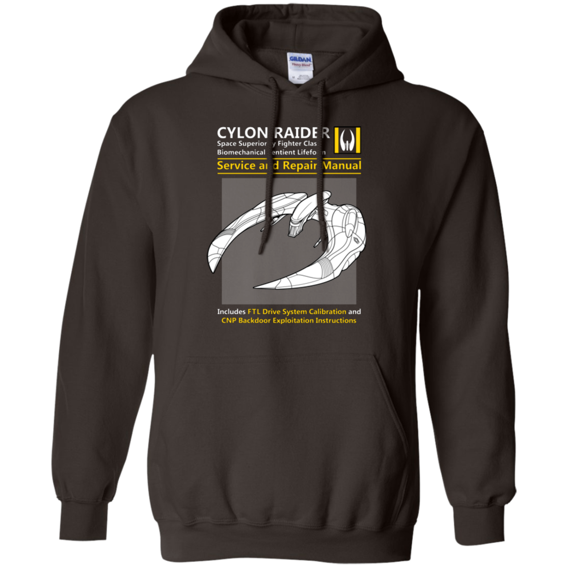 CYLON RAIDER SERVICE & REPAIR MANUAL Pullover Hoodie