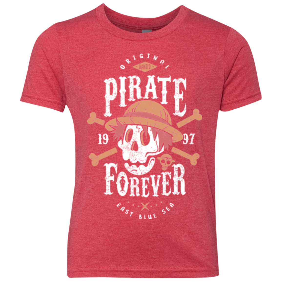 Wanted Pirate Forever Youth Triblend T-Shirt