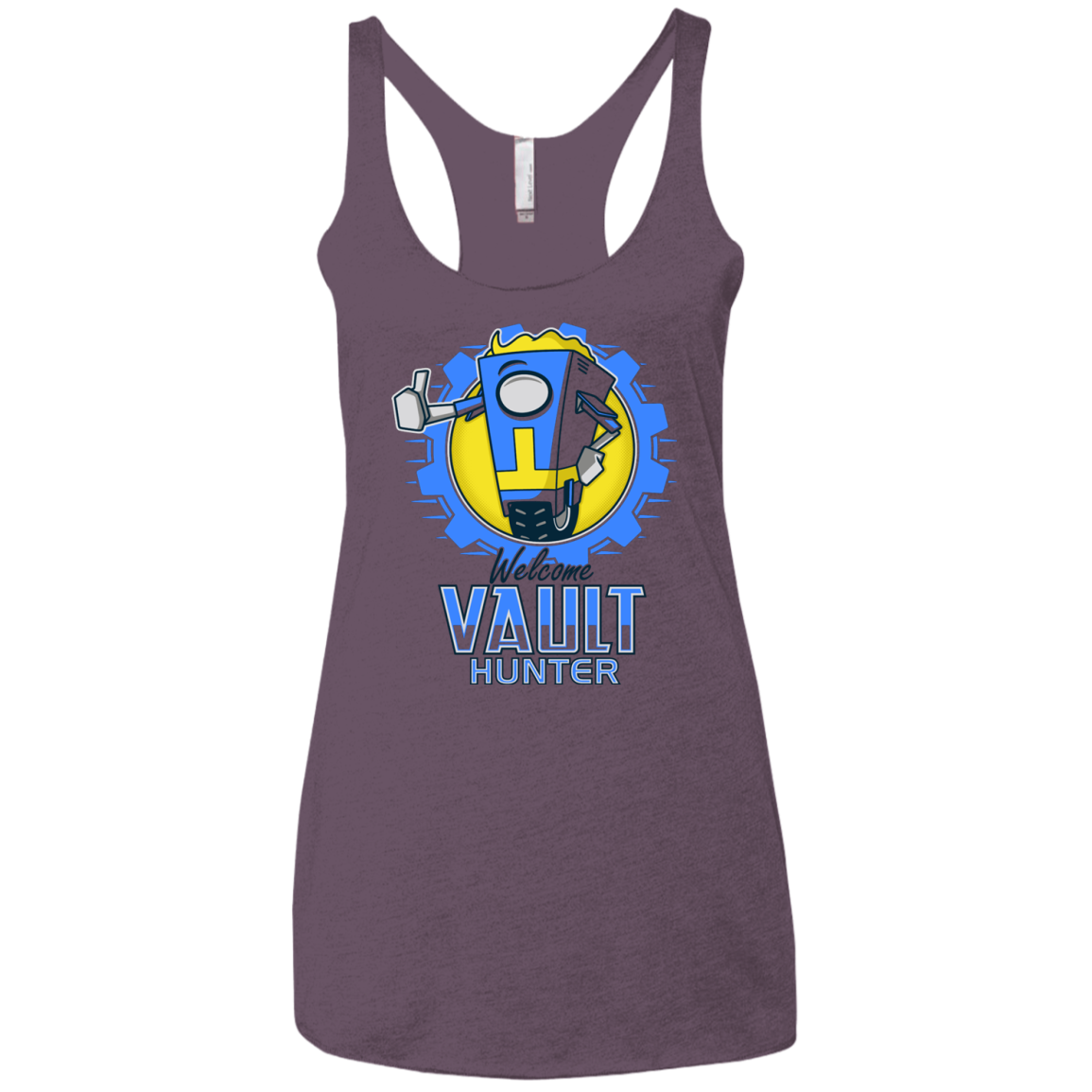 Welcome Vault Hunter Women's Triblend Racerback Tank