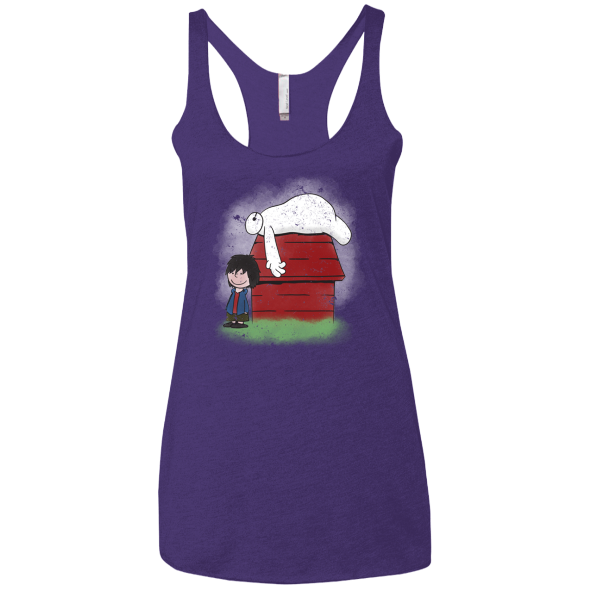 Big Peanut 6 Women's Triblend Racerback Tank