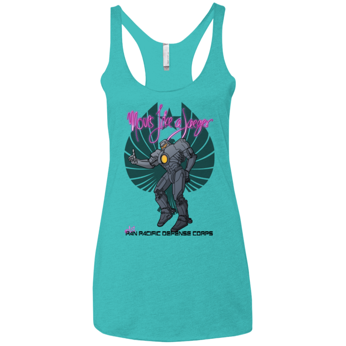 Moves Like A Jaegger Women's Triblend Racerback Tank