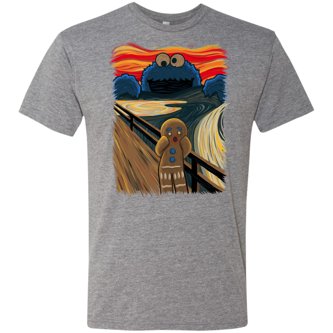 The Cookie Muncher Men's Triblend T-Shirt