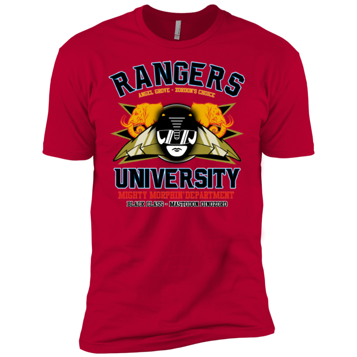 Rangers U Black Ranger Men's Premium T-Shirt