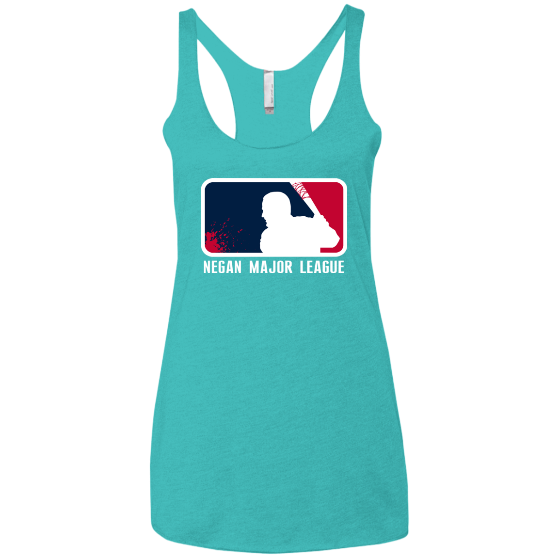 Negan Mayor League Women's Triblend Racerback Tank