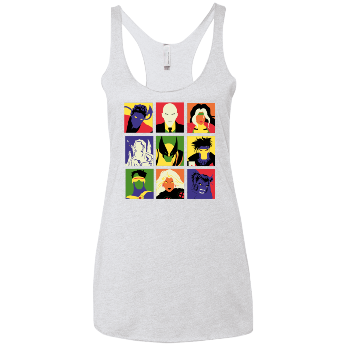 X pop Women's Triblend Racerback Tank