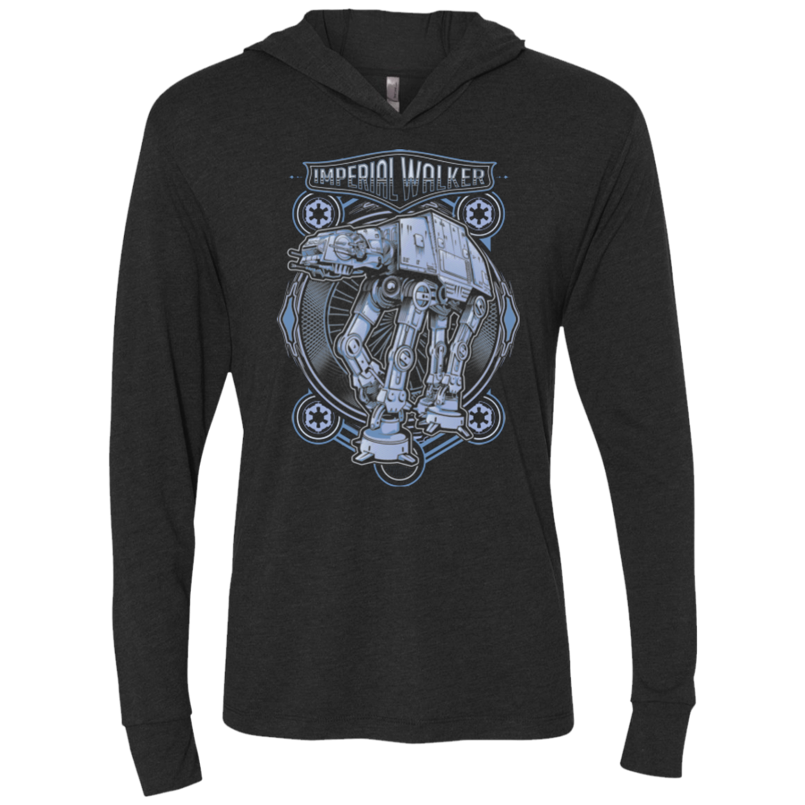 Imperial Walker Triblend Long Sleeve Hoodie Tee