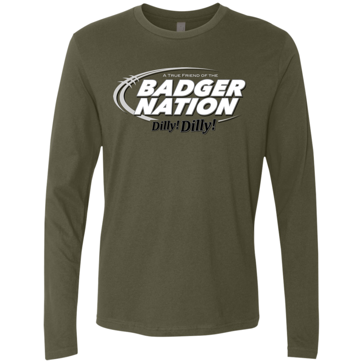 Wisconsin Dilly Dilly Men's Premium Long Sleeve