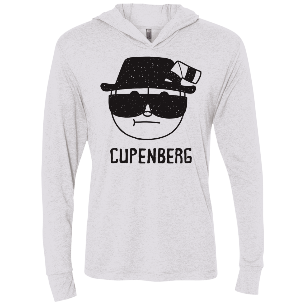 Cupenberg Triblend Long Sleeve Hoodie Tee