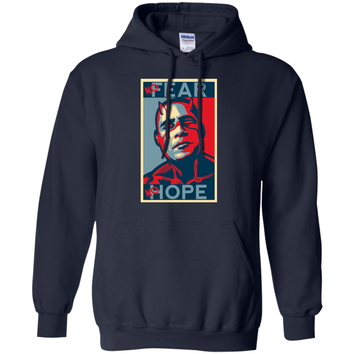 A man with no fear Pullover Hoodie