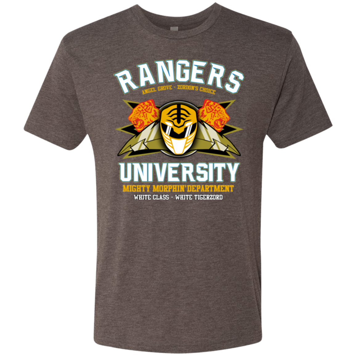 Rangers U White Ranger Men's Triblend T-Shirt